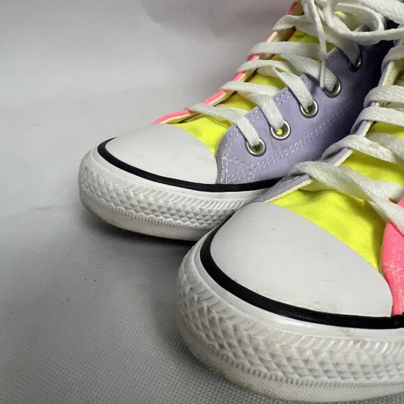 Converse Chuck Taylor All Star High Womens Size 9 Pink Athletic Shoes Sneakers - Picture 2 of 11